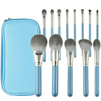 Portable Makeup Brush Set 13 Branches Wool Fiber Birch Paint Brush Handle Professional Foundation Eyeshadow Makeup Brush