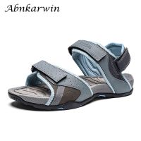 Summer Fashion Breathable Hook &amp; Loop Men Sandals Outdoor Sandal Mens Sandles Sandalia Hombre Casual Trekking Open S