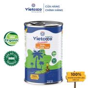 Nước cốt dừa hữu cơ Vietcoco 400ml Chứng nhận hữu cơ của Mỹ