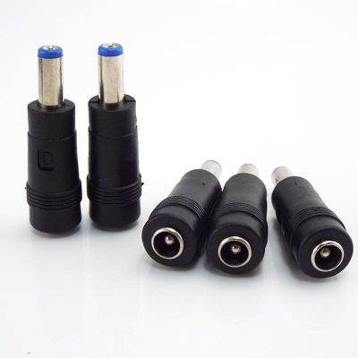 ；【‘； 5.5X 2.1MM Female To 5.5X 2.1 2.5Mm 3.5Mm DC Power Jack Female Male Plug Adapter Connectors 5525 5521 3.5X1.35Mm Tips Adaptor