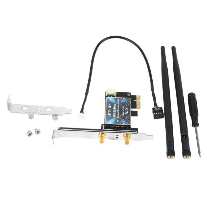 edup-pci-e-600mbps-wifi-card-bluetooth-4-2-adapter-2-4ghz-5ghz-dual-band-wireless-network-card-with-antennas-for-desktop-pc