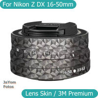 Z DX 16-50สติกเกอร์กล้อง Lans Coat Wrap ฟิล์มป้องกันไวนิล decal ผิวสำหรับ Nikon Z DX 16-50M ฉัน F3.5-6. ZDX16-50 VR 3ตัว