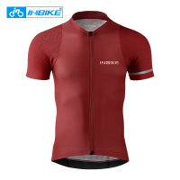 INBIKE Proเสื้อเจอร์ซีย์นักปั่นMTBจักรยานฤดูร้อนเสื้อแขนสั้นเสื้อยืดแขนสั้นสำหรับออกกำลังกายจักรยานผู้ชายBreathableเหงื่อ-เสื้อซับในJS003