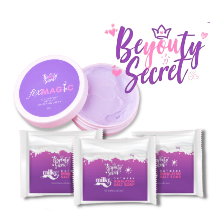 Beyouty Secret Fix Magic All Purpose Instant Whitening Cream Himalayan Soap Lazada Ph