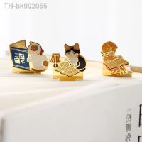 ✿ Cute Cat Bookmarks Metal Book Clips Kawaii Kittens Paper Page Holder Japanese Stationery Reading Tools School Office Supplies