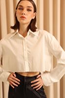 BASIC CROP SHIRT - Salista Brand