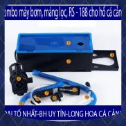 HCMCombo máy bơm máng lọc RS - 188 cho hồ cá cảnh