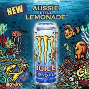 Mẫu mới Nước Tăng Lực Monster Energy Aussie Style Lemonade 473ml Mỹ