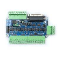 Mach3แผงควบคุมมอเตอร์ CNC 5แกนเบรคเอาท์บอร์ดแหล่งจ่ายไฟ12-60VDC (ออปโต้คัปเปลอร์ความเร็วสูง) + ชิ้นส่วนวงจรไฟฟ้าคาปา DB25หนึ่งชิ้น