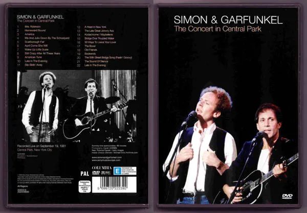 Simon & Garfunkel - The Concert In Central Park (DVD) | Lazada PH