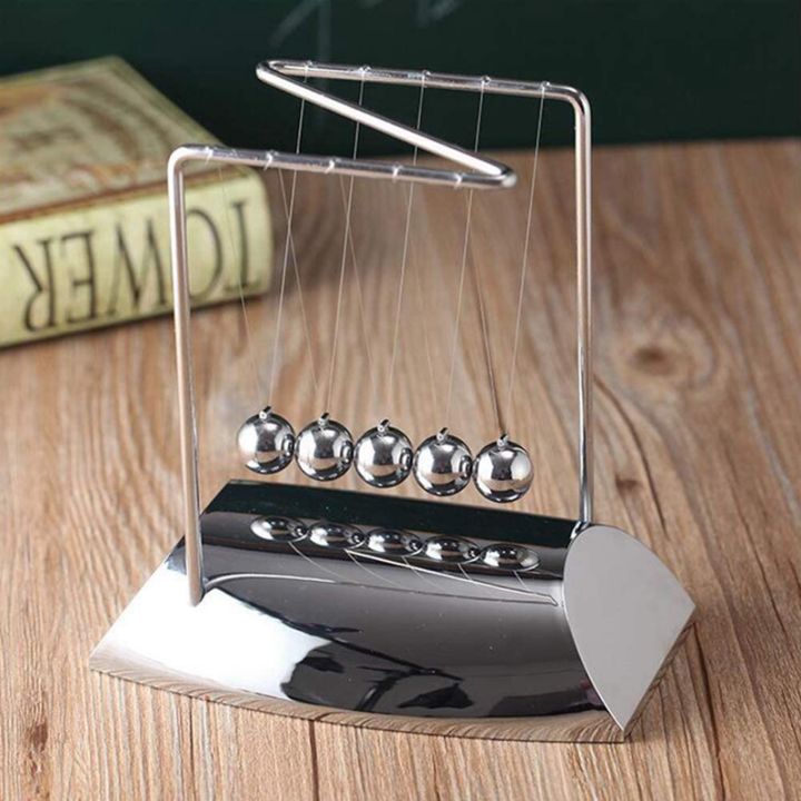 newton-balls-bring-5-balls-z-shape-newton-cradle-electroplated-metal-material-pendulum-balls-with-base-physics-gadget