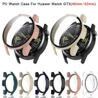 PC Soft Protect Cover + Film For Huawei Watch GT 3 42mm 46mm GT3 Runner Case Bumper For Watch GT 3 Full Shell Cases Accessories Screen Protectors