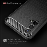 เคสโทรศัพท์มือถือ OnePlus Nord CE 5G,TPU นิ่มกันกระแทกซิลิโคนคาร์บอนไฟเบอร์กันกระแทกฝาหลังหนึ่งแถมเคส NCE