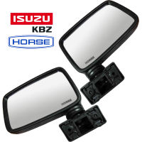 กระจกข้าง กระจกมองข้าง ISUZU KBZ อีซูซุ เคบีแซด 1 คู่ ซ้าย ขวา ข้างซ้าย ข้างขาว LH RH กระจกหูช้าง ยี่ห้อ Horse แท้ คุณภาพดีที่สุด ราคาถูก