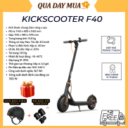 Xe điện mini Segway Ninebot Kickscooter F40