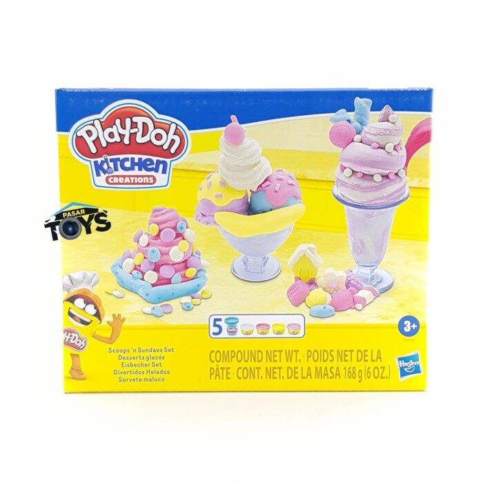 Play Doh Playdoh Kitchen Creations Ice Cream Scoops'n Sundaes Original