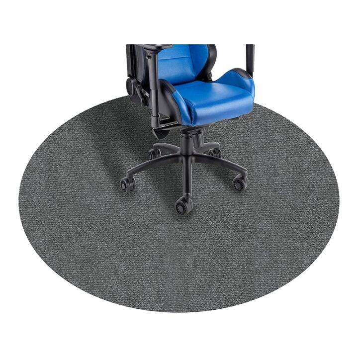 Office Chair Mat 119 cm Round Gaming Chair Mat Low Pile Desk Chair Mat