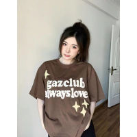 เสื้อยืดผู้หญิง สวยๆ แฟชั่น คอกลม oversize พร้อมส่ง/2023 ใหม่