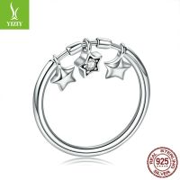 [COD] Yinziyun star waiting 925 silver ring female Korean fashion simple cross-border