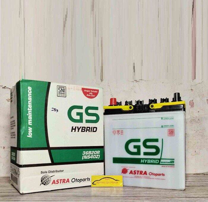 AKI GS ASTRA HYBRID NS40Z ACCU AKI GS HYBRID VITARA ATOZ TARUNA ZEBRA