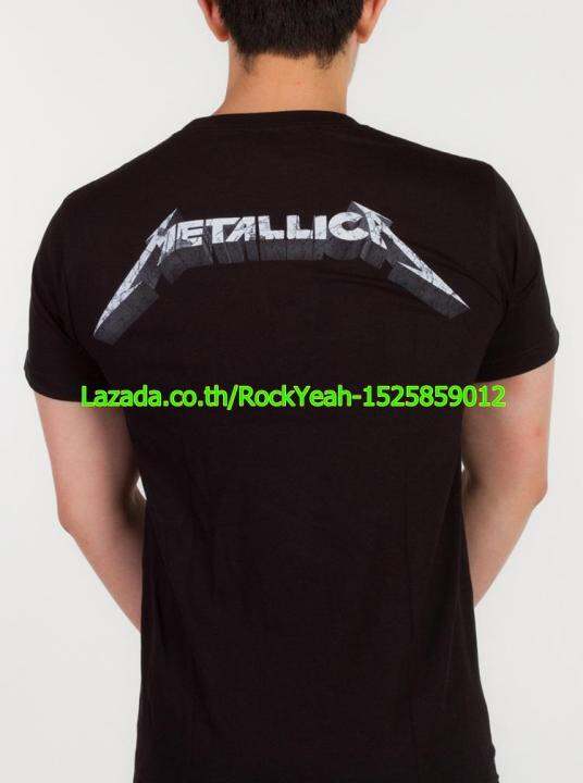 เสื้อวง-metallica-เสื้อเท่ห์-แฟชั่น-เมทัลลิกา-ไซส์ยุโรป-rcm1349