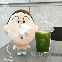 ใหม่ Crayon Shin-Chan จี้กระเป๋าเป้เด็กหญิงการ์ตูนกล่องกระดาษลิ้นชัก Boochan ตุ๊กตากล่องกระดาษเช็ดมือน่ารักของขวัญ