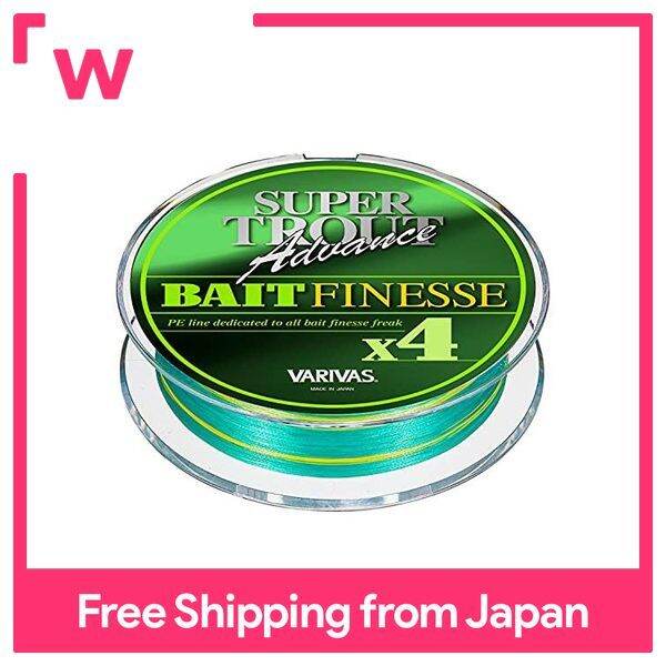 Varivas Super Trout Advanced Bait Finesse PEX4 100M No. 0.6 Light Green