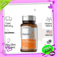 Free and Fast Delivery High standards ready to deliver !!! Horbaach Vitamin A 10000 IU (300 Softgels) | Premium Non-GMO, Gluten Free  (No.650)