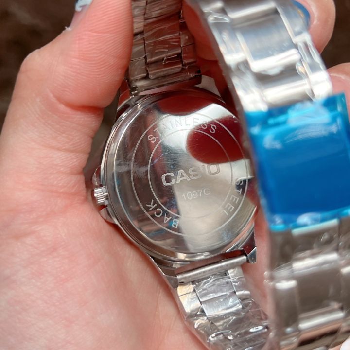 watchhiend-นาฬิกาข้อมือแฟชั่นคาสิโอ้-หน้าปัดมีสองขนาด-38-32-มม-สายเลทตัดสายได้-พร้อมกล่องคาสิโอ้แถมฟรี