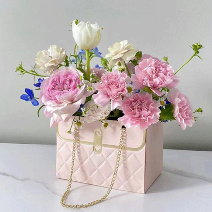 veli-shy-บรรจุภัณฑ์กุหลาบกล่องดอกไม้แบบพกพาการห่อกล่องถุงกระดาษกล่องของขวัญของขวัญสำหรับงานเลี้ยง