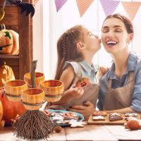 Halloween Pumpkin Snack Plates Rack Witch Bowl Cake Stand Dessert Fruit Dishes Party Buffet Display Tray For Food Serving Plates