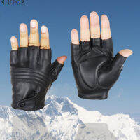 Mens Half Finger Driving Sport Fitness Riding Bike PU Leather Fingerless Luva Military Tactical Cycling Guantes S822023