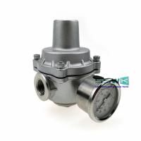 1/2" 3/4" Female Thread Water Pressure Reducer Reducing Valve Regulator with Gauge Meter Manometer SS304 Household Water Pipes