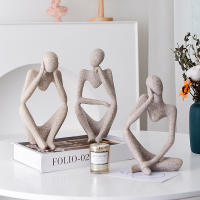 O•urHome [พร้อมส่ง] เครื่องประดับรูปนามธรรมหินทราย Sandstone abstract figure ornament ของแต่งบ้าน ของแต่งโรงแรม ร้านอาหาร ร้านกาแฟ พร็อพถ่ายรูป