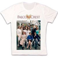 ใหม่ เสื้อยืดลําลอง แขนสั้น พิมพ์ลายโลโก้ Falcon Crest 80S Tv Series 1113 Ellgkh52Ennobe47 สไตล์วินเทจ