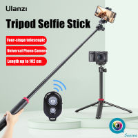 Ulanzi MT-44ขยายขาตั้งกล้องสำหรับกล้อง DSLR ศัพท์ Vlog ขาตั้งกล้องที่มีรองเท้าเย็นศัพท์วางติดตั้งสำหรับไมโครโฟนไฟ LED