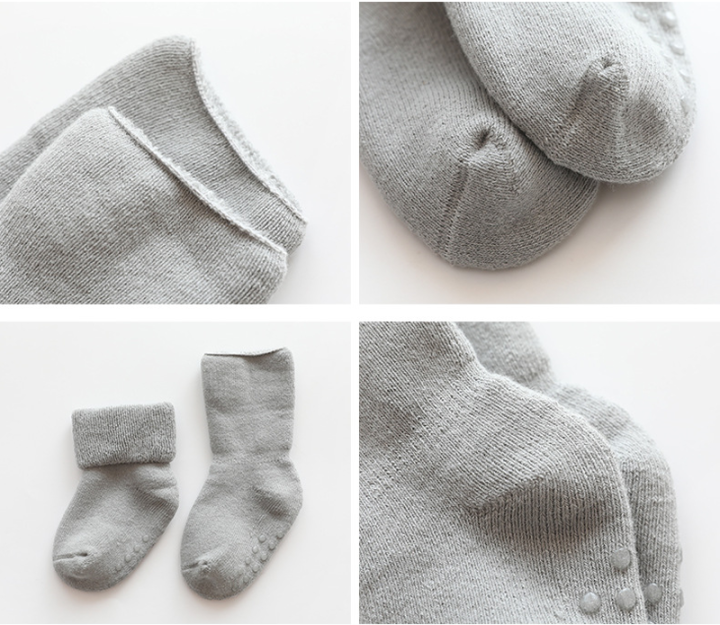 hot2pairจำนวนมากถุงเท้าเด็กใหม่สำหรับเด็กหญิงและเด็กชายลื่นถุงเท้าทารกแรกเกิด