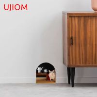 UJIOM ช่องเมาส์แนวนอนสำหรับสติ๊กเกอร์ติดผนังน้ำชาเฟอร์นิเจอร์อะนิเมะกันน้ำห้องนอนห้องน้ำห้องครัวสติ๊กเกอร์ตกแต่งรูปลอก