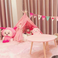 1.6เมตรบ้านสำหรับเด็กเต็นท์แบบพกพาเด็กเต็นท์ Cabana Tipi Infantil เด็ก Teepee เต็นท์ปราสาทพรมไฟ Led ตกแต่ง