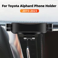 ที่วางโทรศัพท์ในรถสำหรับโตโยต้า Alphard 2015-2023ตัวยึดสไตล์ขาตั้ง GPS อุปกรณ์เสริมมือถือที่หมุนได้