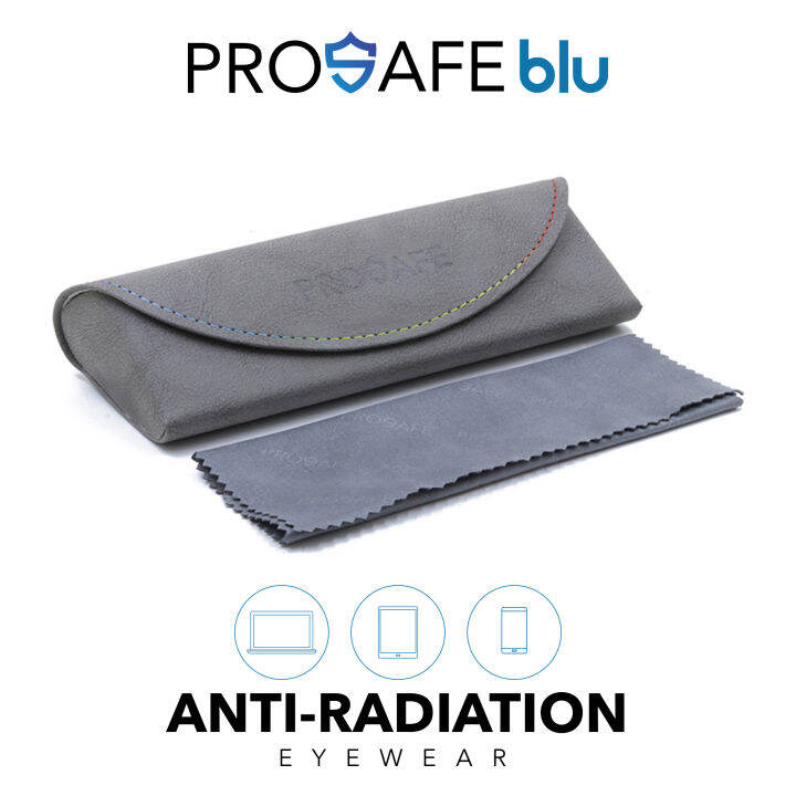 Prosafe Eyeglass Eyewear Case Protector with Wiper EYE