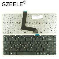 GZEELE แป้นพิมพ์ภาษาอังกฤษแบบอเมริกันใหม่สำหรับ ACER M5-481 M5-481T M5-481P X483สีดำไม่มีกรอบแป้นพิมพ์ Z09 X483G