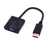 VGA Cable Displayport DP Male To VGA Female Adapter Display Port Cable Converter Black 1pcs new 1080p Cables