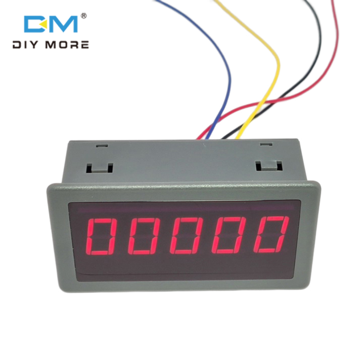 diymore 5 Digital LED Display Tachometer RPM Speed Meter Panel 5135FR
