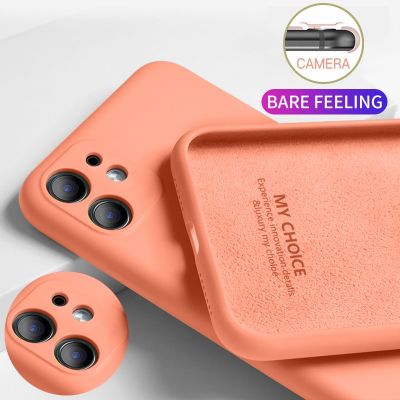 Liquid Silicone Colorful Luxury Phone Case For iPhone 12 11 Pro Case 7 8 Plus SE 2020 X XS Max XR 6 6S 5S Color Soft Back Cover