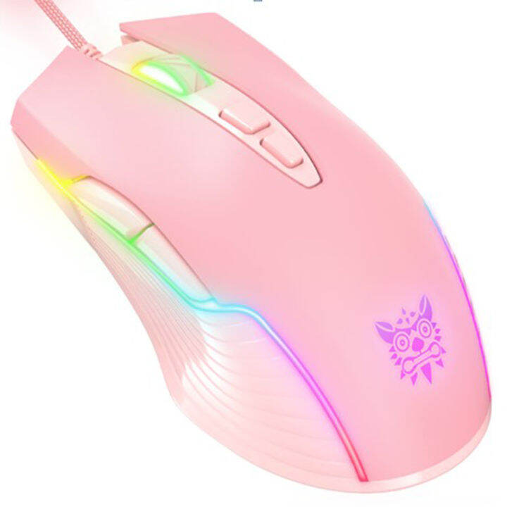 เม้าส์เกมมิ่ง-onikuma-sakura-fuji-rgb-gaming-mouse-เมาส์เกมมิ่ง-ปรับความไวได้-6-ระดับ-800-6400-dpi-ประกัน-2-ปี-ส่งจากไทย-mobuying