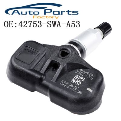 เซนเซอร์วัดความดันยางใหม่สำหรับฮอนด้าแอ CRV สำหรับ2007-2012 42753-SWA-A53 42753SWAA53 PMV107M 42753-SWA-306 (ต้นฉบับ/2023)