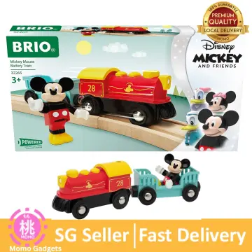 Brio World 33592 Mighty Red Action Locomotive | Battery Operated Toy Train  With Light And Sound Effects For Kids Age 3 And Up