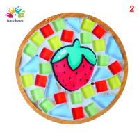 fancydream Mosaic Coasters DIY Handmade Material Package Mixed Colors Children Toys Decorations Gift