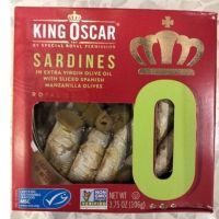 ? ? King Oscar Sadines Slice Spanis ซาร์ดีนแมนซานิลาสเปน คิงออสการ์106กรัม  ราคาถูกใจ